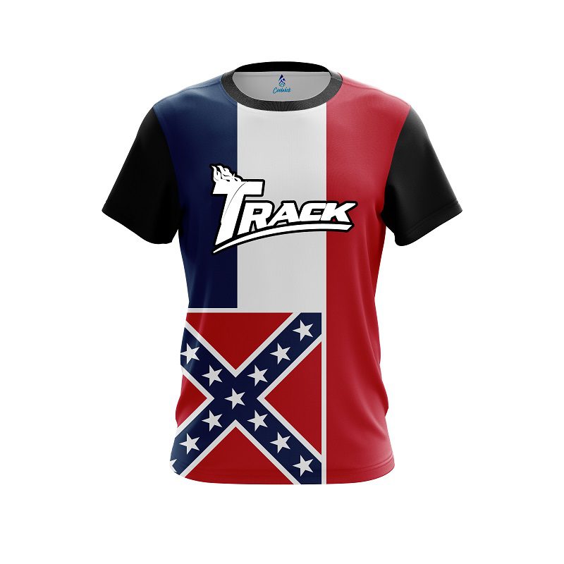 Track Mississippi Flag CoolWick Bowling Jersey