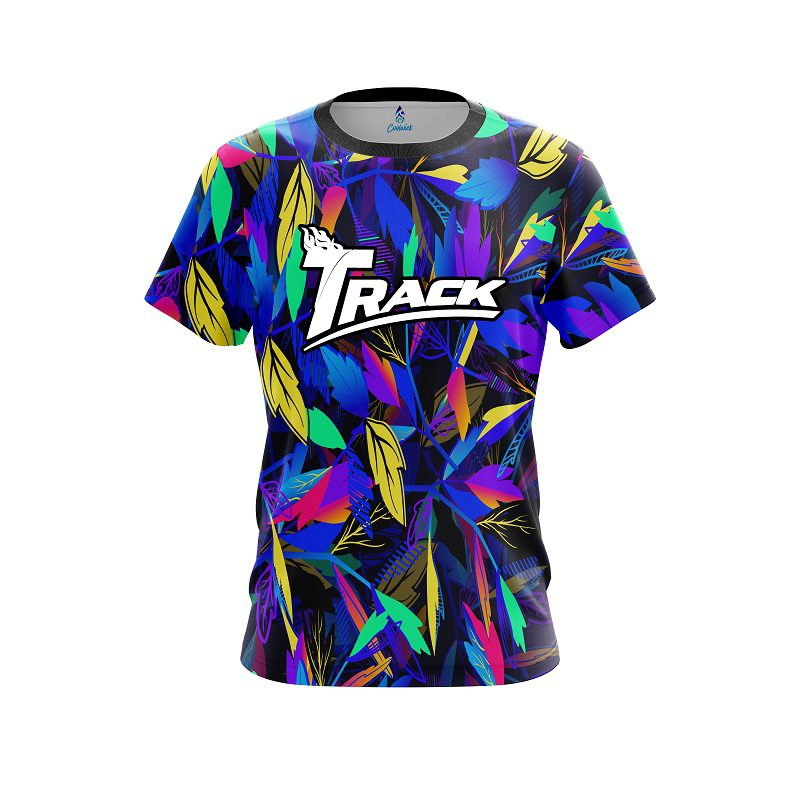 Track Neon Leafs CoolWick Bowling Jersey