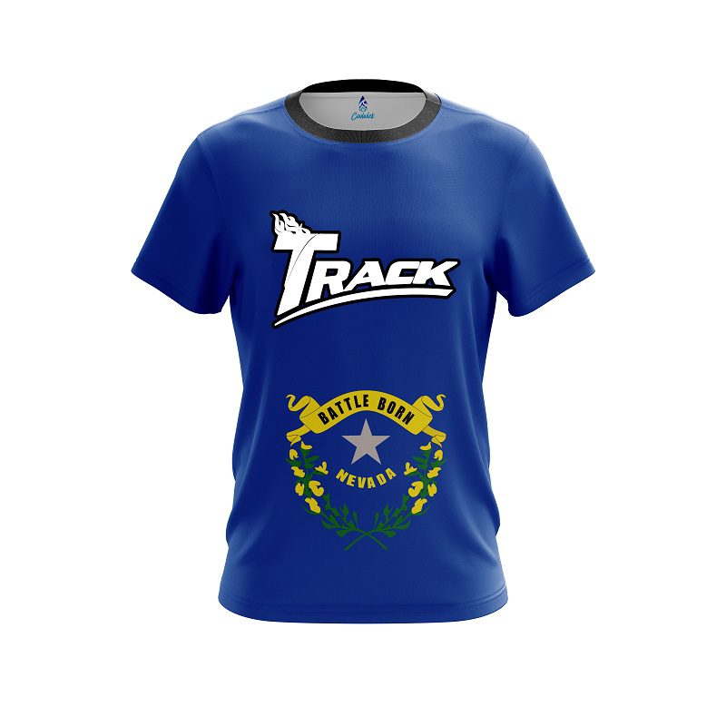 Track Nevada Flag CoolWick Bowling Jersey