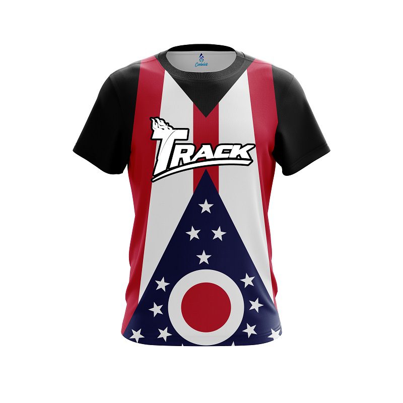 Track Ohio Flag CoolWick Bowling Jersey