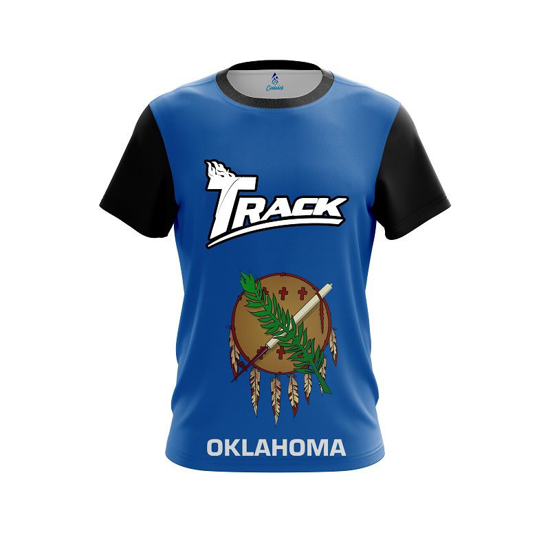 Track Oklahoma Flag CoolWick Bowling Jersey