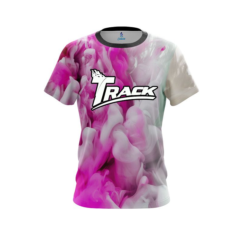 Track Pink Clouds CoolWick Bowling Jersey