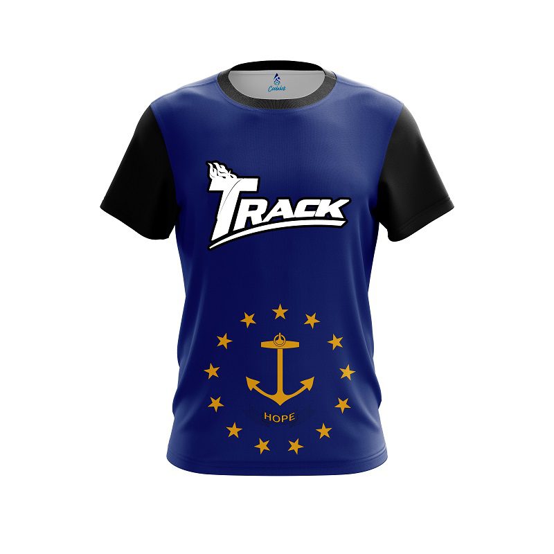Track Rhode Island Flag CoolWick Bowling Jersey