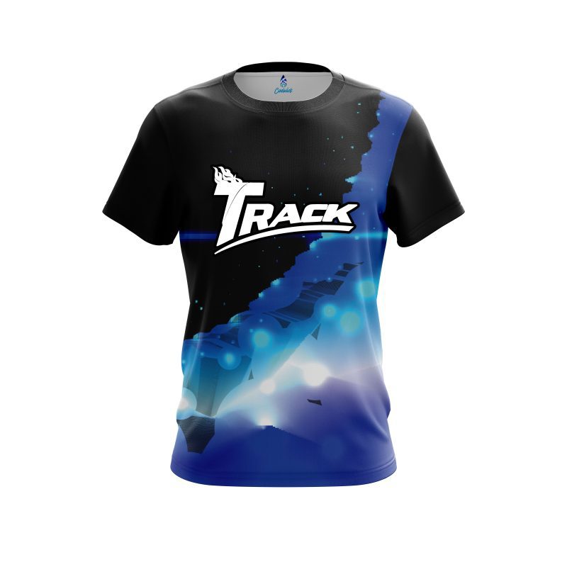 Track Space Pixel Mountain CoolWick Bowling Jersey