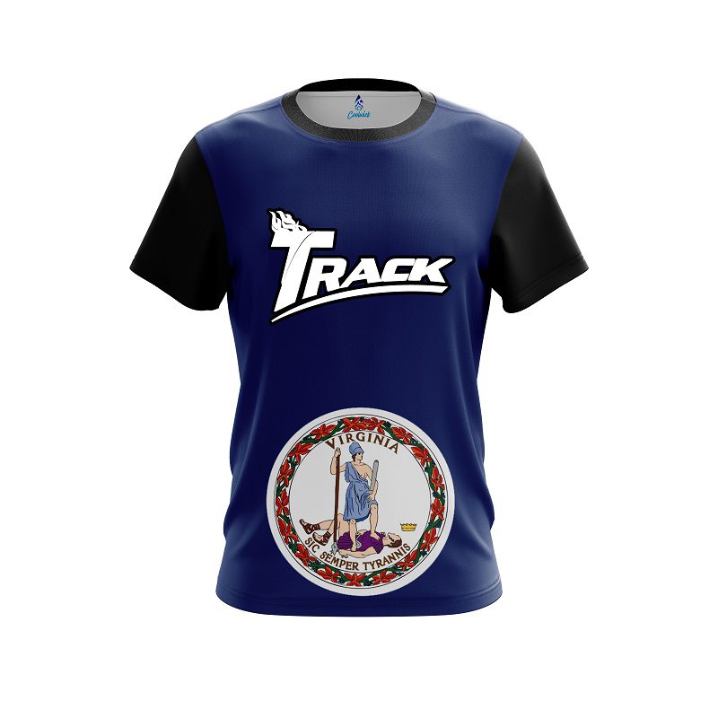 Track Virginia Flag CoolWick Bowling Jersey