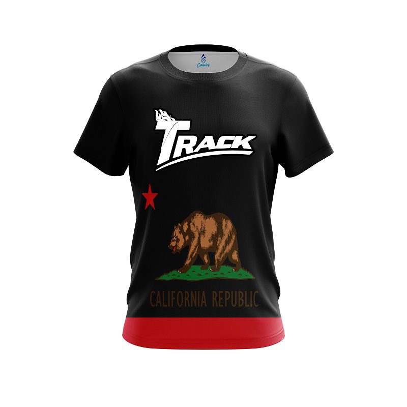 Track California Republic Flag CoolWick Bowling Jersey