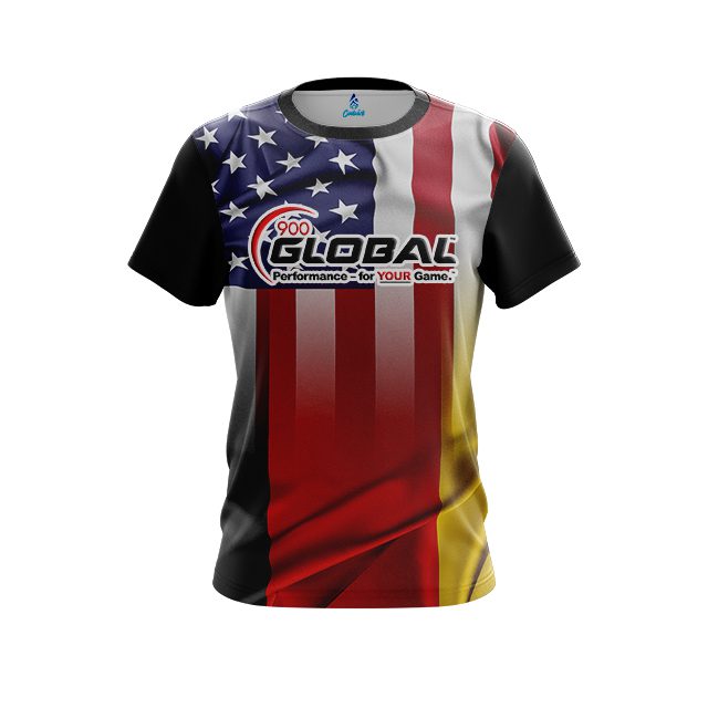 900 Global USA Germany CoolWick Bowling Jersey