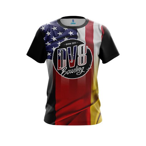 DV8 USA Germany CoolWick Bowling Jersey