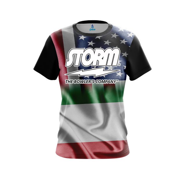 Storm USA Italian Flag CoolWick Bowling Jersey