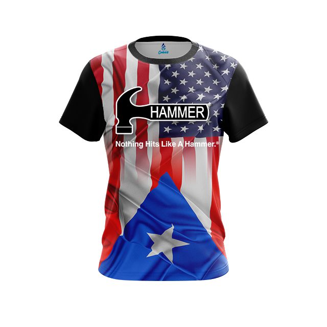 Hammer USA Puerto Rico CoolWick Bowling Jersey
