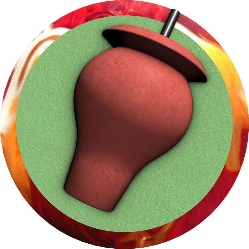 Columbia 300 Beast Cherry Gold White Bowling Ball