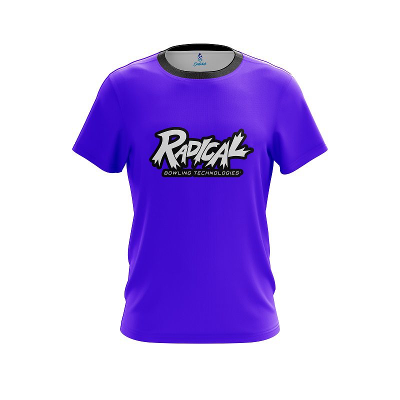 Radical Plain Purple CoolWick Bowling Jersey