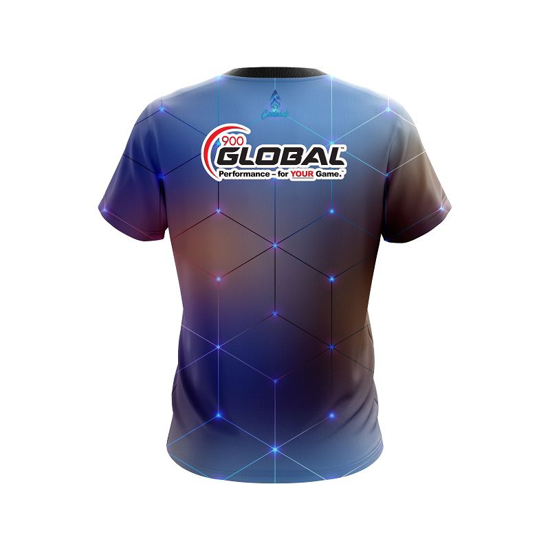 900 Global Digital Cubes CoolWick Bowling Jersey - Image 2