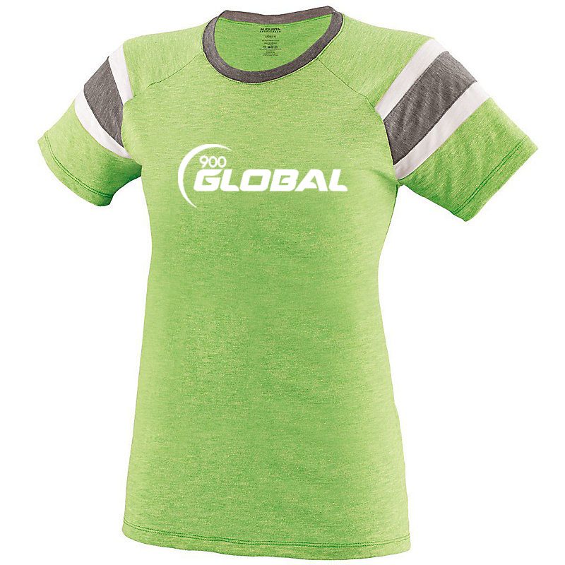 900 Global Women's Dream On Lime Coolwick Bowling T-Shirt