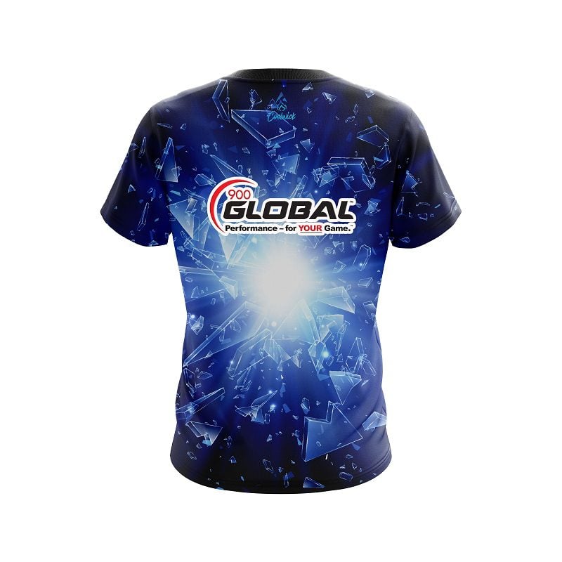 900 Global Shattered Glass CoolWick Bowling Jersey - Image 2