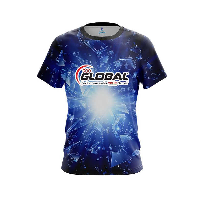 900 Global Shattered Glass CoolWick Bowling Jersey