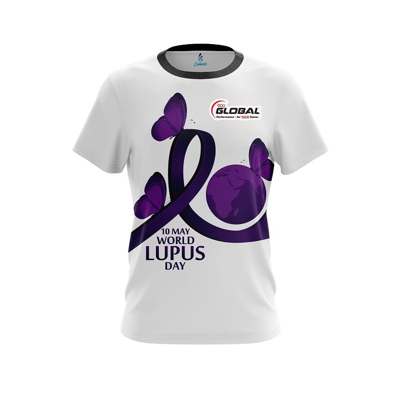 900 Global World Lupus Cancer Awareness  CoolWick Bowling Jersey
