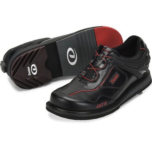 Dexter SST 6 Hybrid Mens Bowling Shoes Right Hand Black Gold WIDE 
