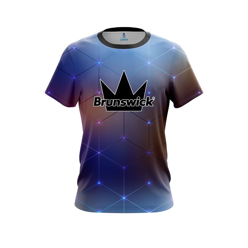 Brunswick Digital Cubes CoolWick Bowling Jersey