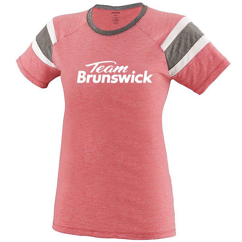 Brunswick Women's Karma Red Coolwick Bowling T-Shirt