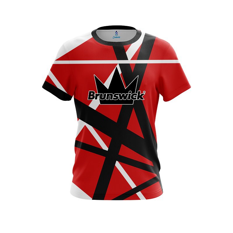 Brunswick Rocker Red CoolWick Bowling Jersey