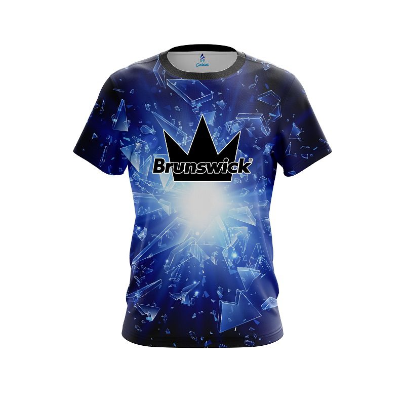 Brunswick Shattered Glass CoolWick Bowling Jersey