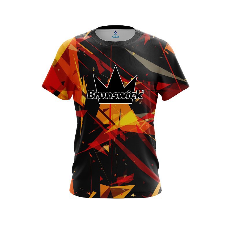 Brunswick Shattered Shapes CoolWick Bowling Jersey