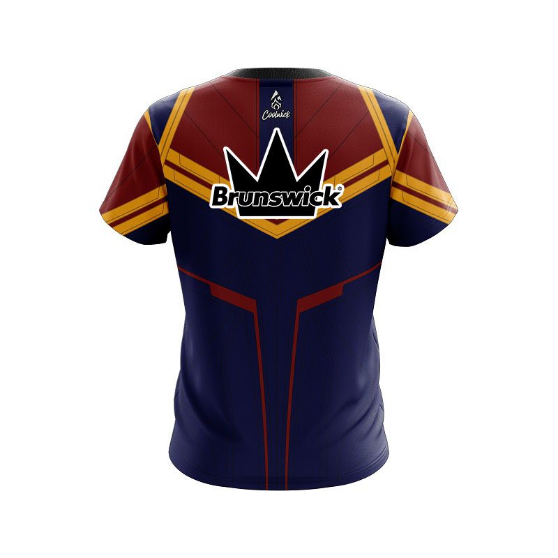 Brunswick Super Hero 7 CoolWick Bowling Jersey - Image 2