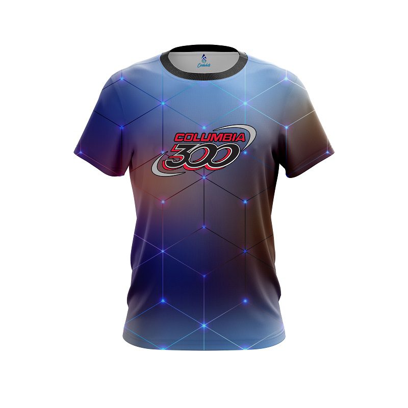 Columbia 300 Digital Cubes CoolWick Bowling Jersey