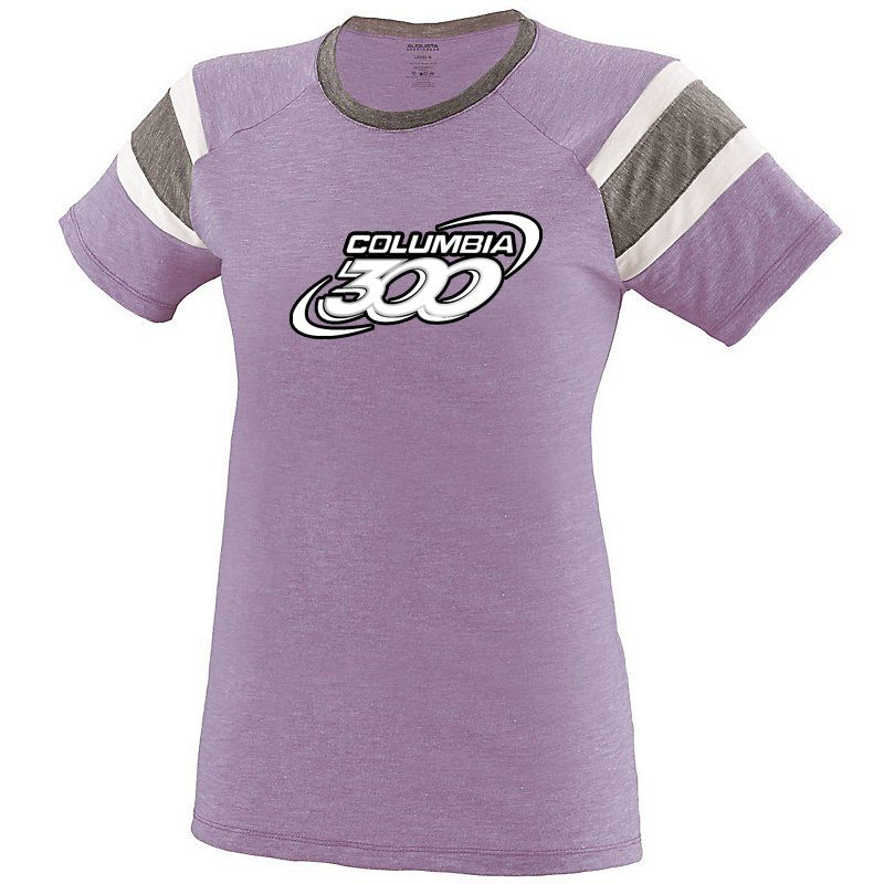 Columbia 300 Women's delerium Purple Coolwick Bowling T-Shirt