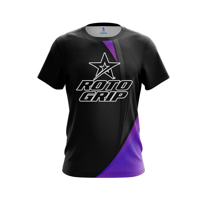 Roto Grip Carbon Purple Swirl CoolWick Bowling Jersey