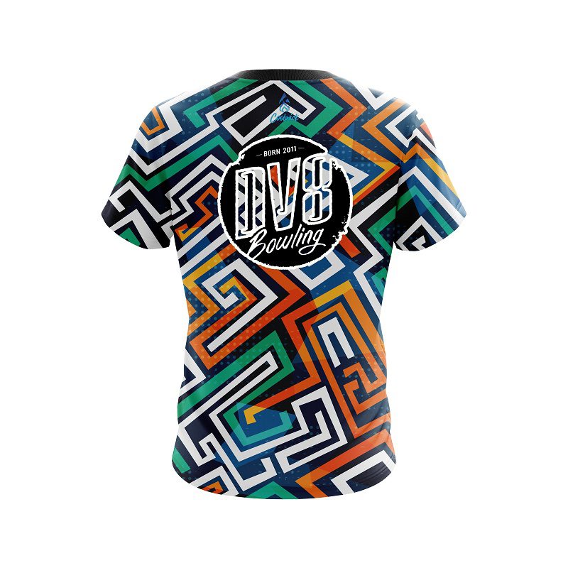 DV8 Crazy Maze CoolWick Bowling Jersey - Image 2