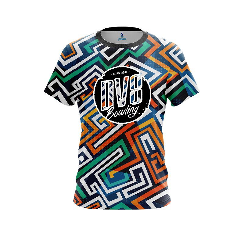 DV8 Crazy Maze CoolWick Bowling Jersey