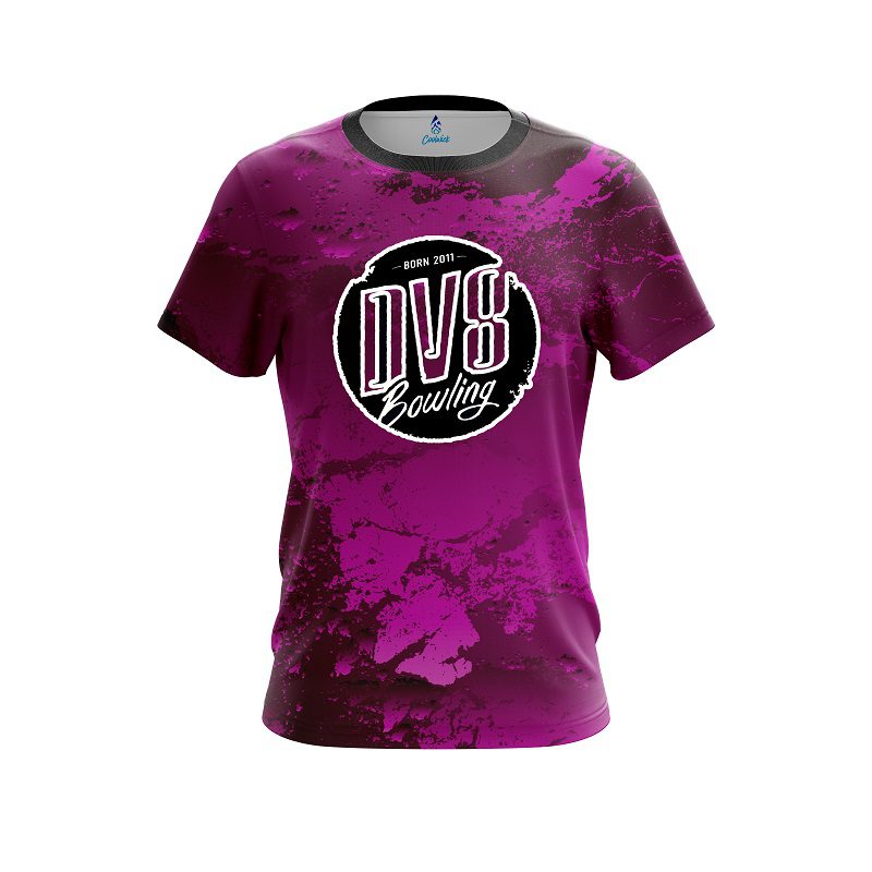 DV8 Graphite Pink CoolWick Bowling Jersey