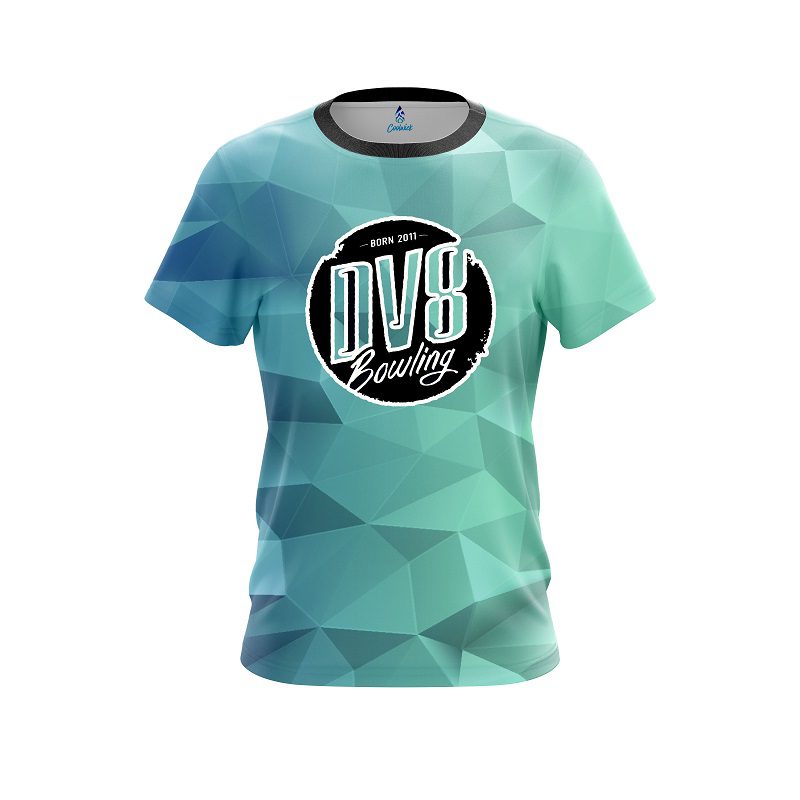 DV8 Icy Blue CoolWick Bowling Jersey