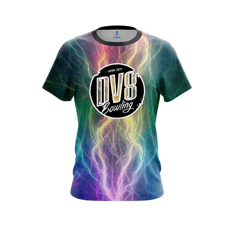 DV8 Multi Color Electric CoolWick Bowling Jersey