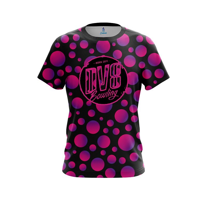 DV8 Neon Bubbles CoolWick Bowling Jersey