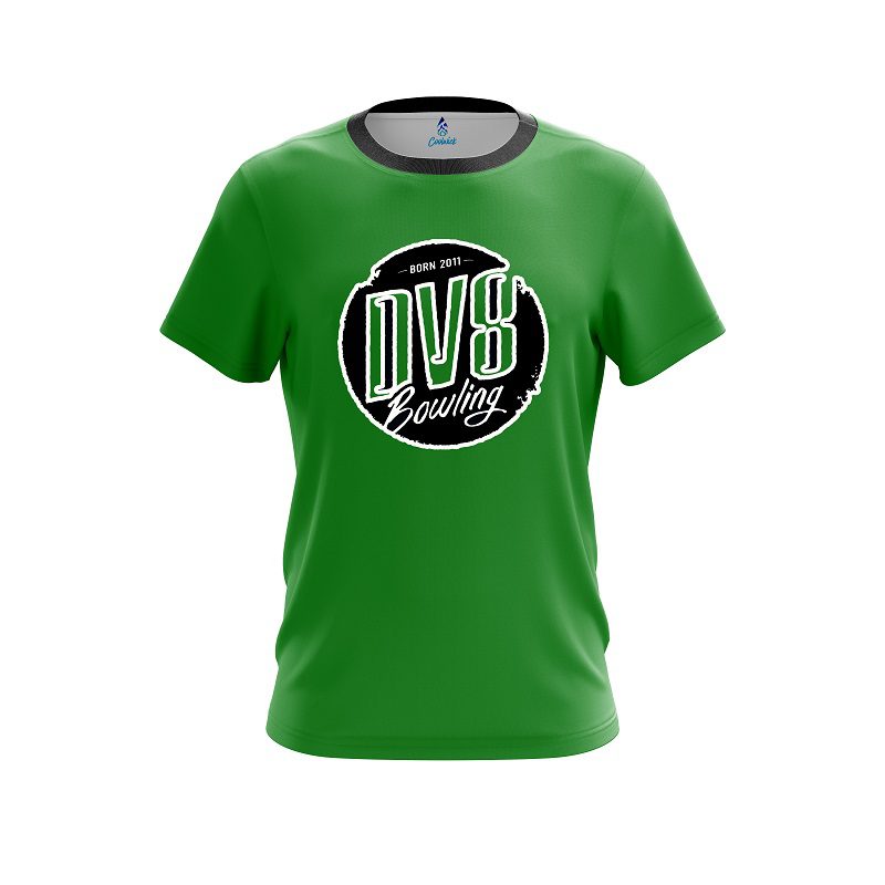DV8 Green CoolWick Bowling Jersey
