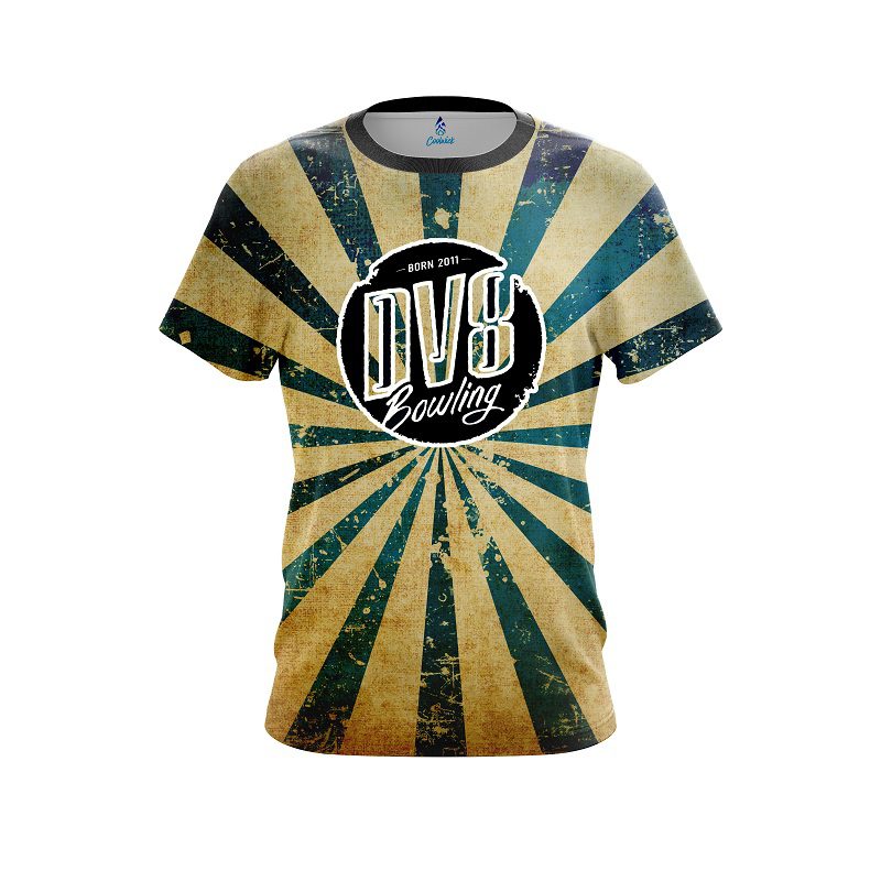 DV8 Retro Grunge 2 CoolWick Bowling Jersey
