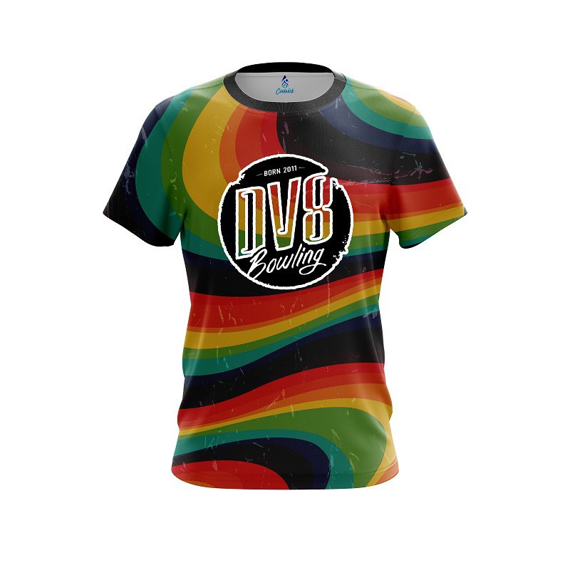 DV8 Retro Grunge CoolWick Bowling Jersey