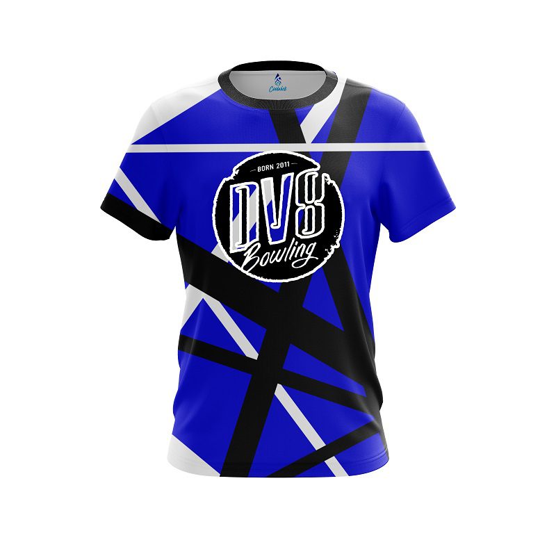 DV8 Rocker Blue CoolWick Bowling Jersey