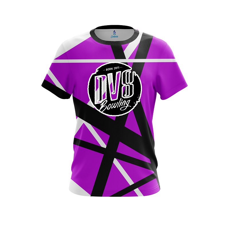 DV8 Rocker Purple CoolWick Bowling Jersey