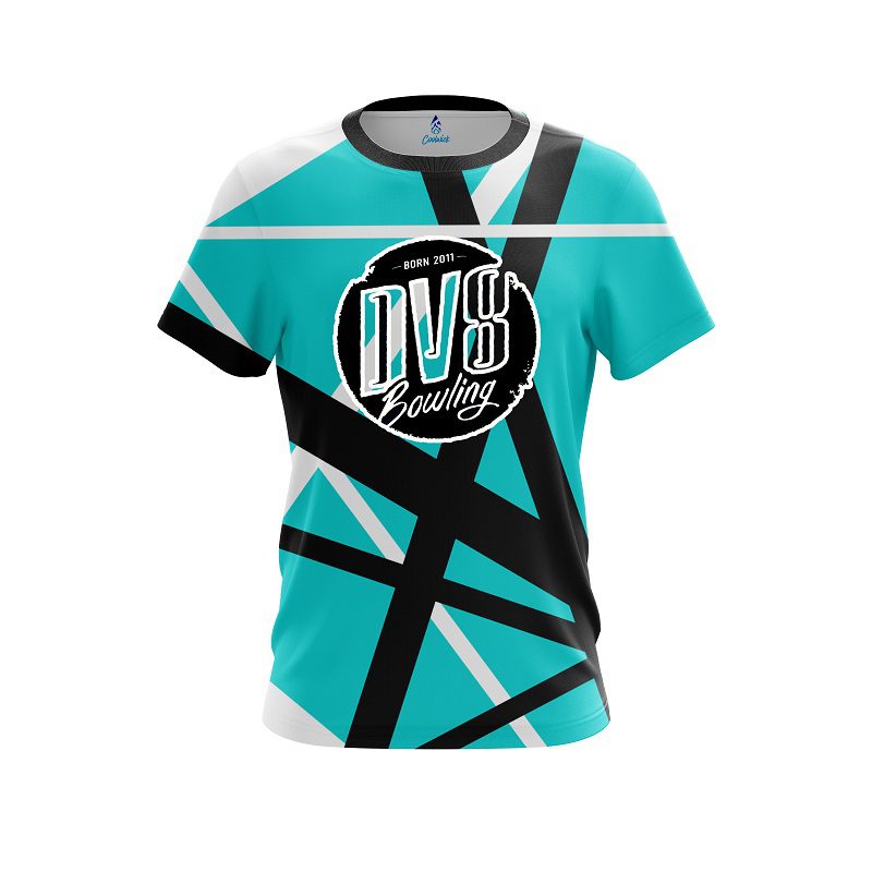 DV8 Rocker Teal CoolWick Bowling Jersey