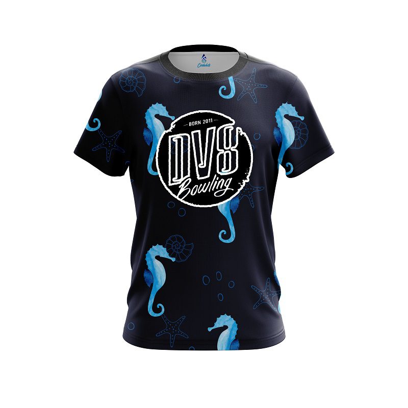 DV8 Underwater Seahorse CoolWick Bowling Jersey