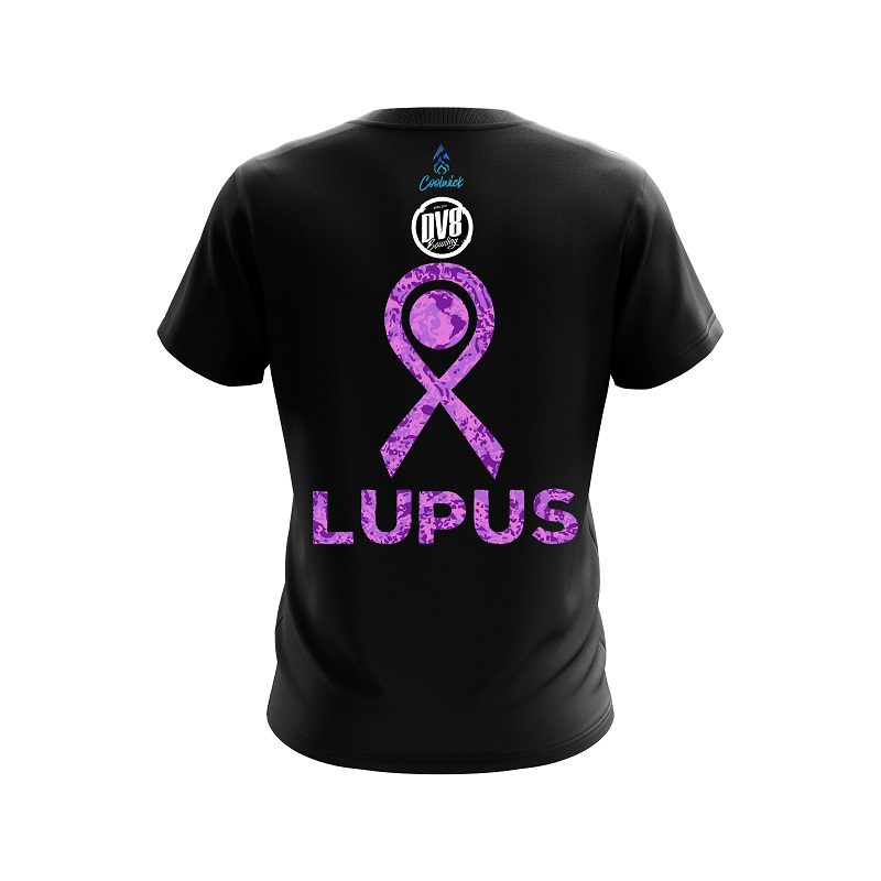 DV8 World Lupus Cancer Awareness 4 CoolWick Bowling Jersey - Image 2