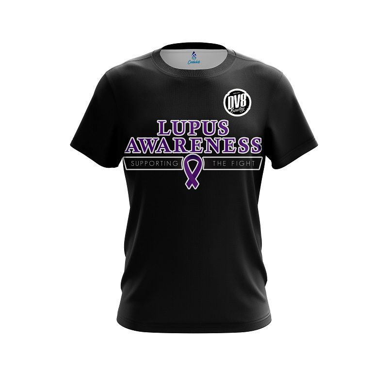 DV8 World Lupus Cancer Awareness 5 CoolWick Bowling Jersey