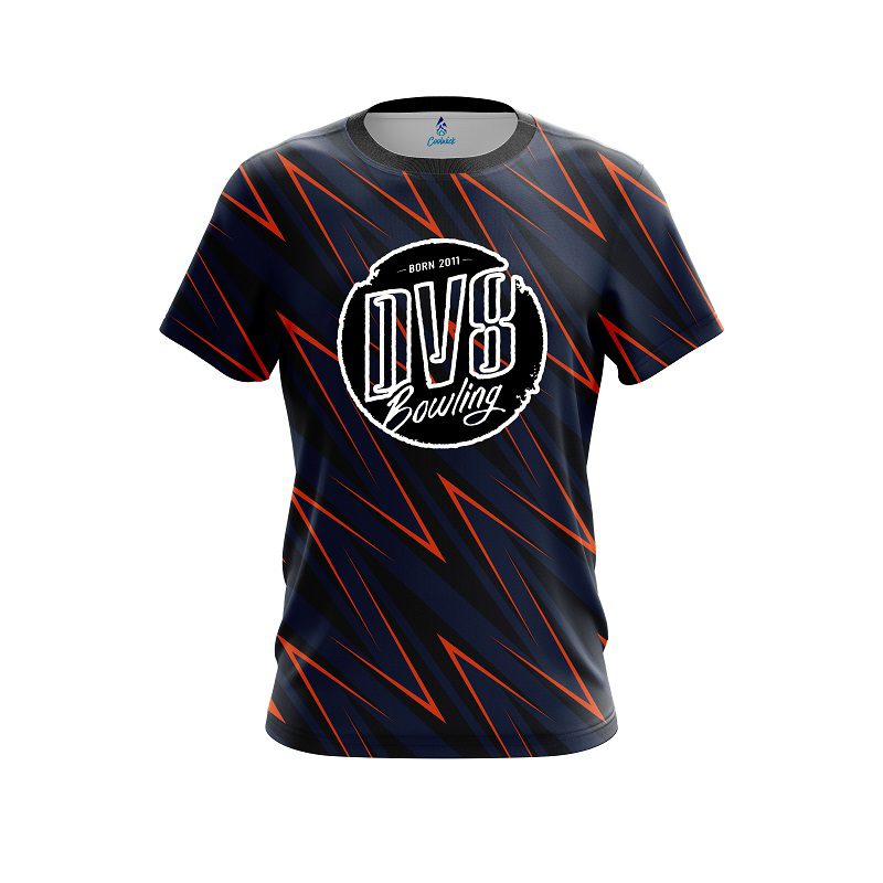 DV8  Sport Zig Zag CoolWick Bowling Jersey