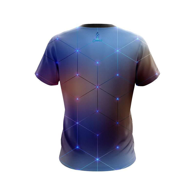 Plain Digital Cubes CoolWick Bowling Jersey - Image 2