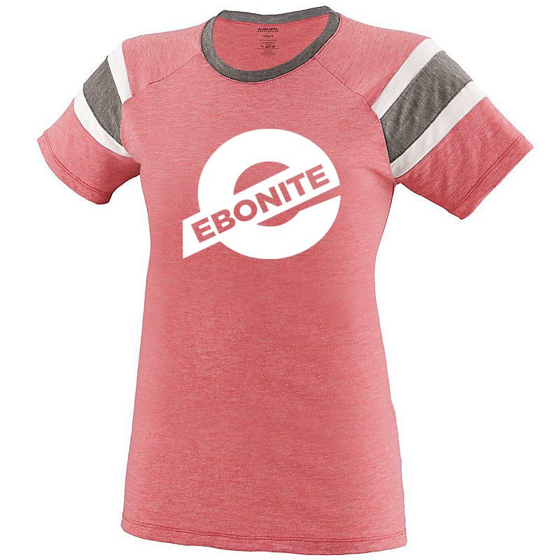 Ebonite Women's Real One Red Coolwick Bowling T-Shirt