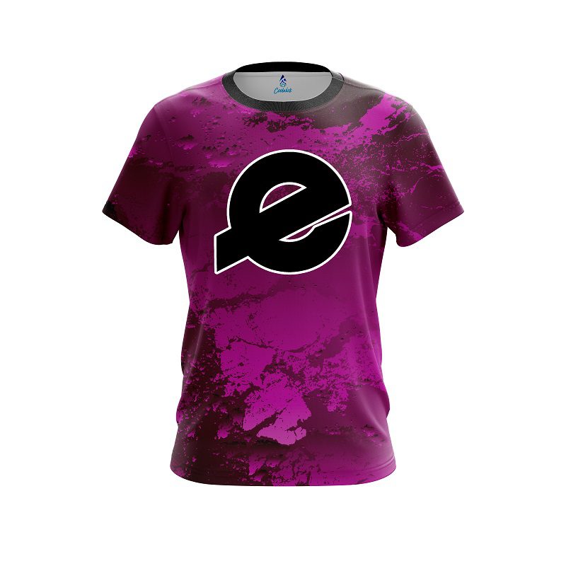 Ebonite Graphite Pink CoolWick Bowling Jersey
